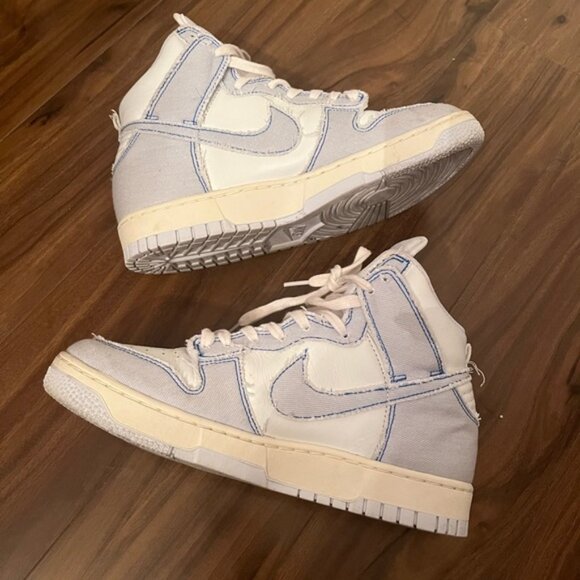 Nike Dunk High 1985 in Denim - Picture 4 of 7
